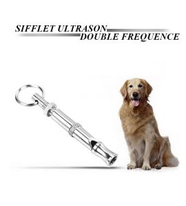 DOG WHISTLE PET PUPPY TRAINING ULTRASONIC PITCH SOUND CONSTANT FREQUENCY LANYARD 