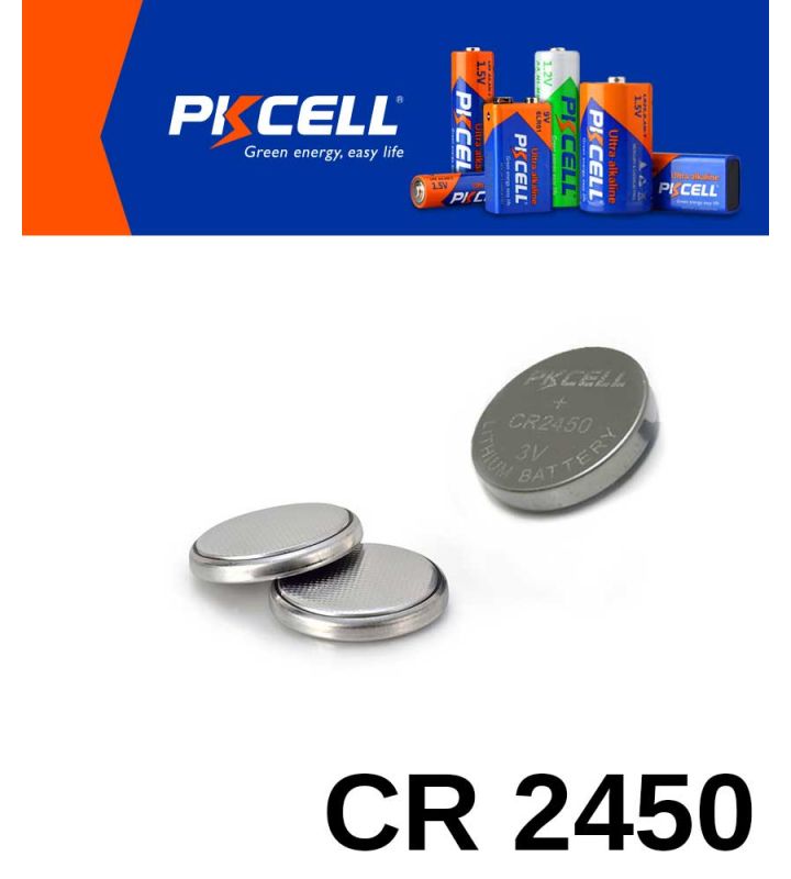 Pile bouton CR2450 Lithium 3V