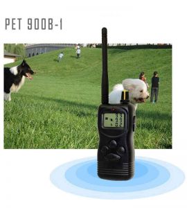 The PET900B dog training collar can train up to 3 dogs.